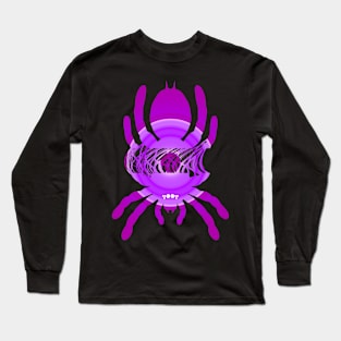 Tarantula Silhouette V154 (Radial) Long Sleeve T-Shirt